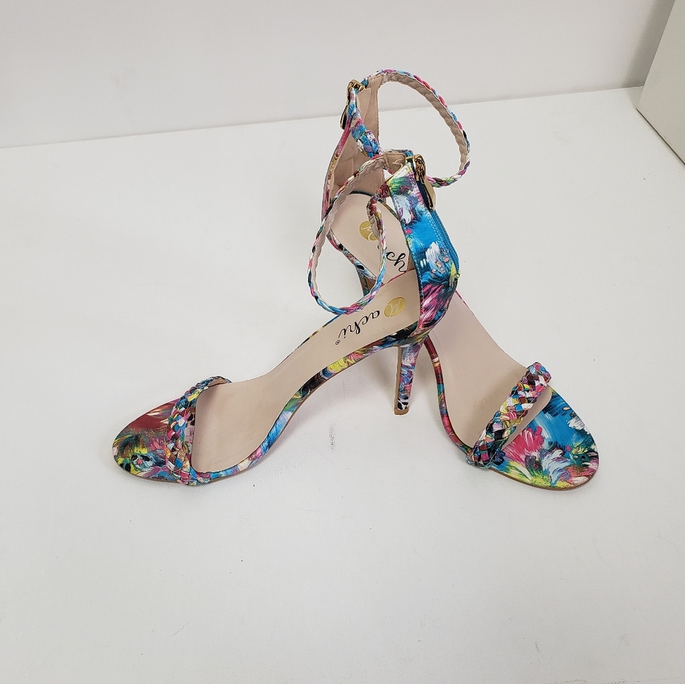 MACHI Paradise Ankle Strap Sling Back Sandals 11